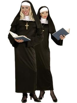 Fantasia de freira adulta unissex.