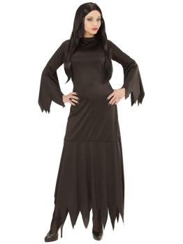 Fato de Morticia Addams para adulto