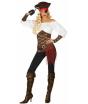 Fantasia sexy de mulher pirata caribenha