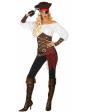 Fantasia sexy de mulher pirata caribenha