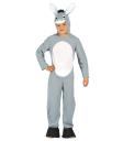 Fato de Mula ou Burro Cinzento tamanho infantil