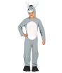 Fato de Mula ou Burro Cinzento tamanho infantil