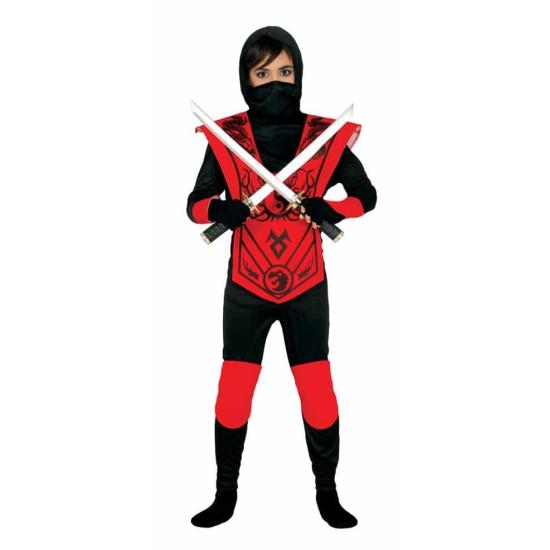 Fantasia infantil Mestre Ninja Vermelho