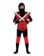 Fantasia infantil Mestre Ninja Vermelho