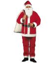 Fantasia de Papai Noel super econômica, tamanho único para adultos.