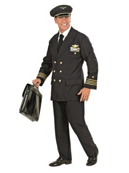 Fato de comandante piloto para adulto