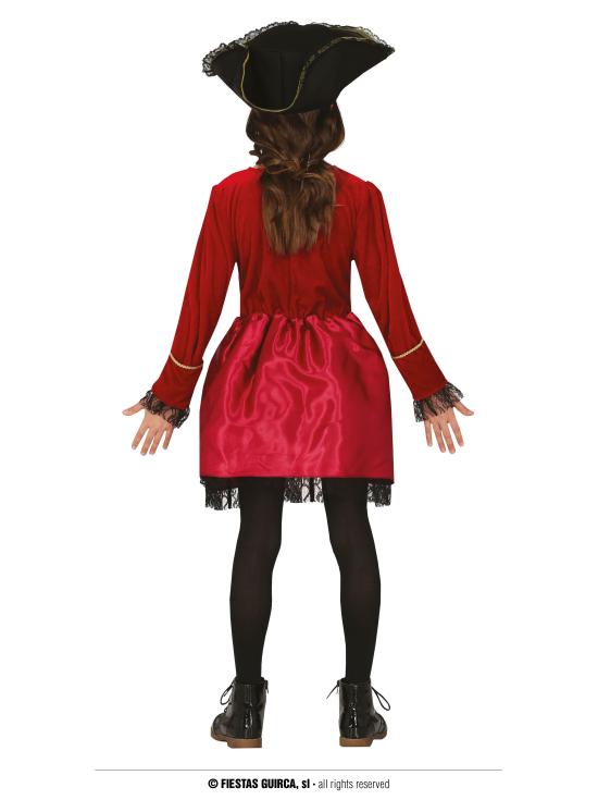 Fato de pirata corsário para menina