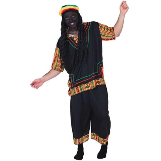 Fantasia Rastafari Fumao tamanho adulto Fantasia Rastafari Fumao tamanho adulto