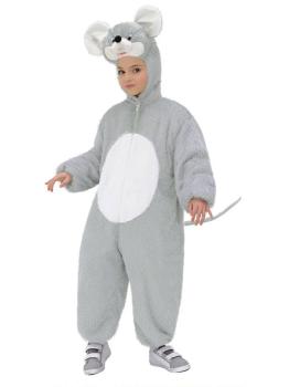 Fato de rato cinzento infantil