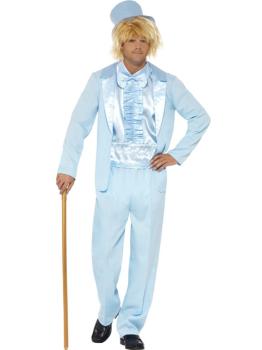Disfraz 2 Tontos muy Tontos  azul para hombre