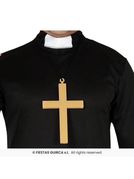 Juiz de fantasias 3 em 1, sacerdote e estudante adulto