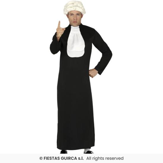 Juiz de fantasias 3 em 1, sacerdote e estudante adulto