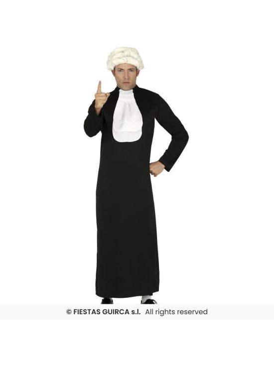 Juiz de fantasias 3 em 1, sacerdote e estudante adulto
