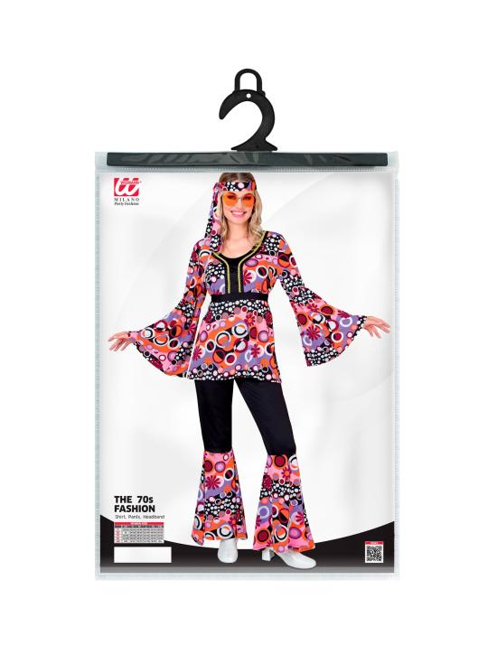 Fantasia estilo anos 70, reggae, hippie, flower power, febre disco, fantasias de carnaval