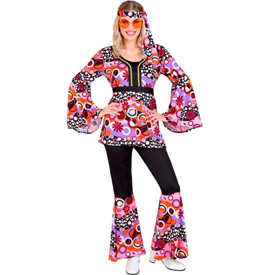 Fantasia estilo anos 70, reggae, hippie, flower power, febre disco, fantasias de carnaval