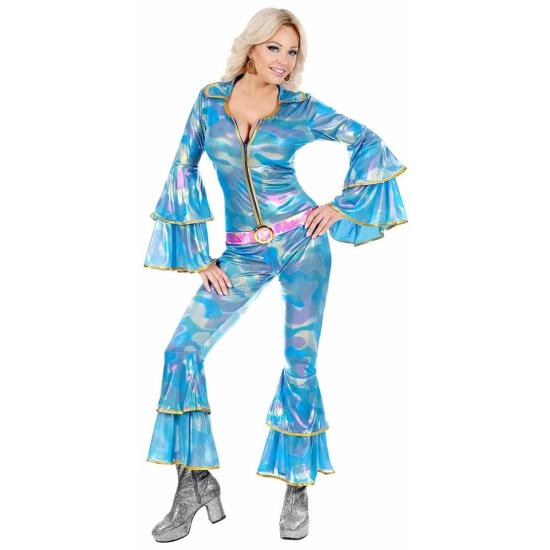 Fato de Abba azul para adulto Fato de Abba azul para adulto