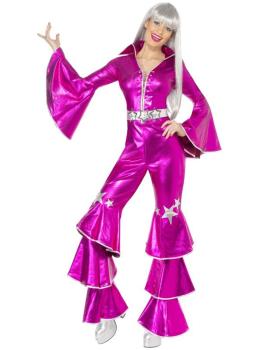 Fantasia rosa do ABBA para meninas