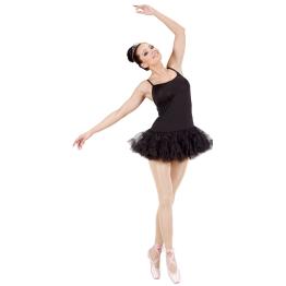 Fantasia adulta de bailarina de cisne negro