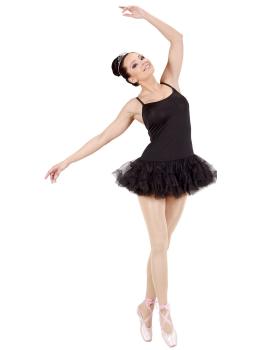 Fantasia adulta de bailarina de cisne negro