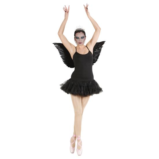 Fantasia adulta de bailarina de cisne negro