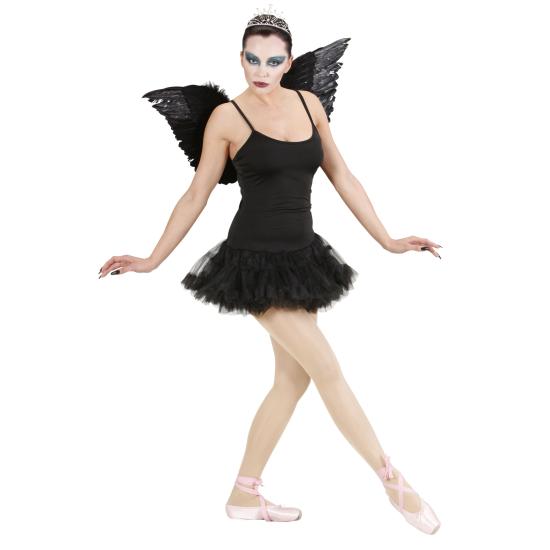 Fantasia adulta de bailarina de cisne negro