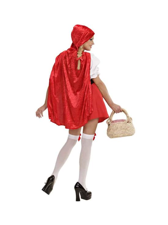 Fantasia de Chapeuzinho Vermelho de Luxo para Adultos