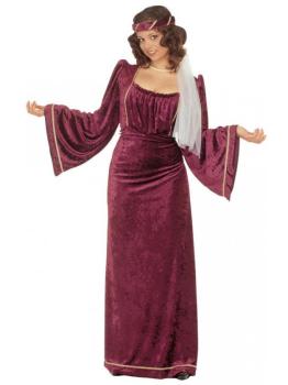 Fato de Lady Tale medieval adulto.