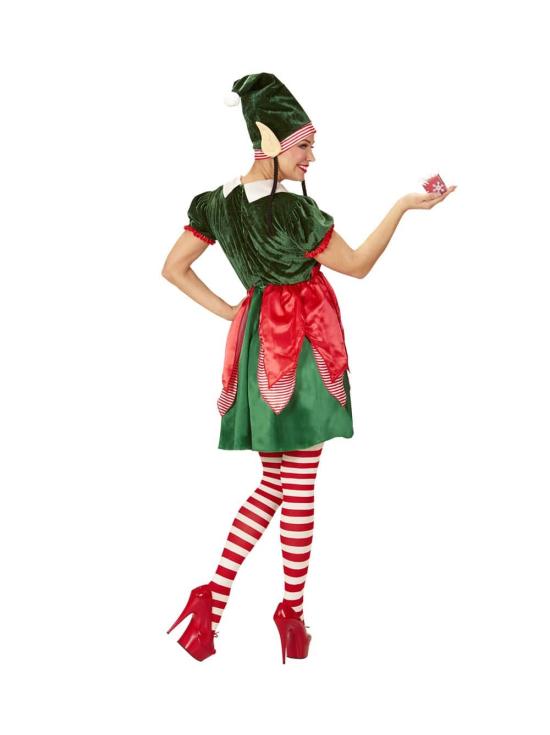 Fantasia de Elfo Ajudante do Papai Noel adulto