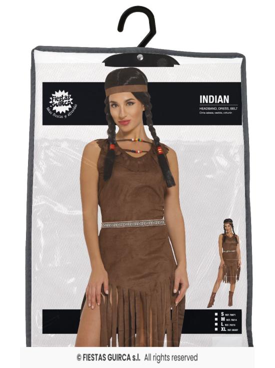 Fato de índio Sioux para adulto