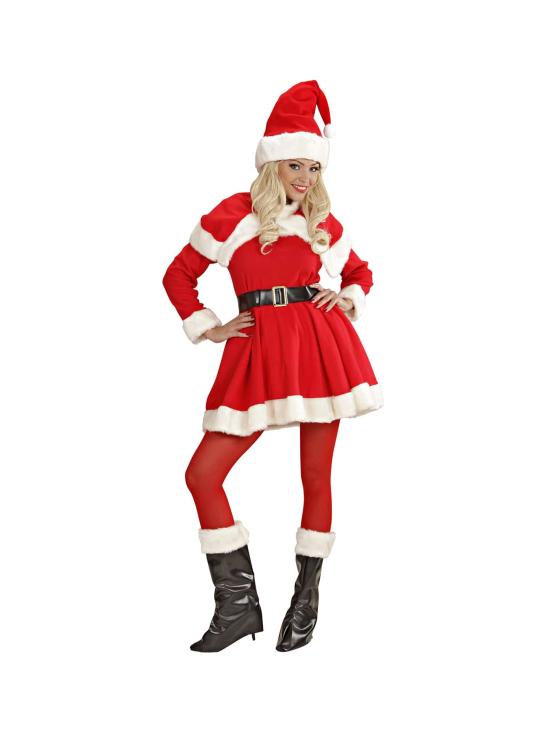 Fantasia de mãe natal super luxuosa para adulto