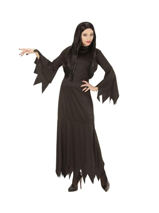 Fato de Morticia Addams para adulto