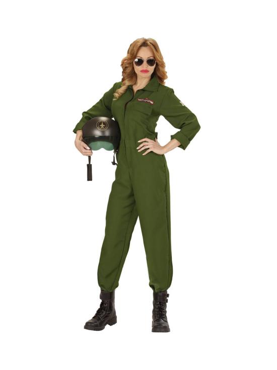 Fantasia de piloto de caça Top Gun para mulheres