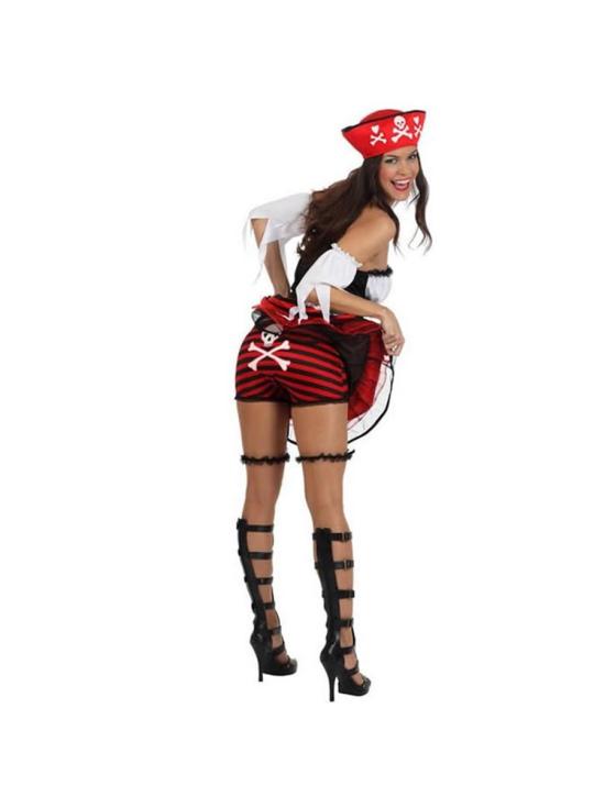 Fantasia de pirata de bengala para menina
