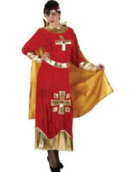 Fato de rainha medieval para adulto