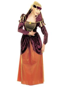 Traje Adulto Rainha Medieval Luxe