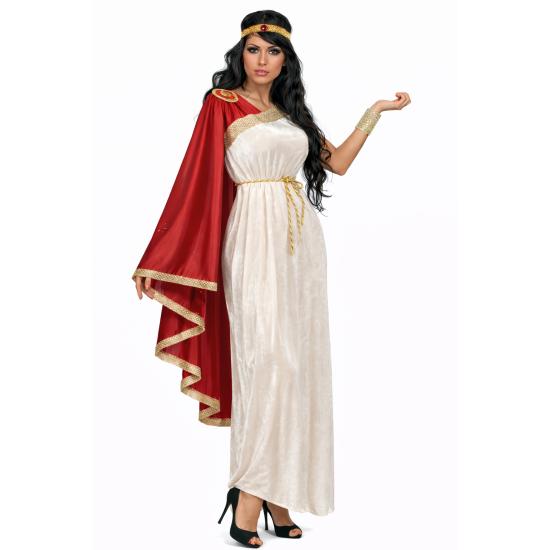 Fantasia de Imperatriz Romana para adultos, tamanho 42-44