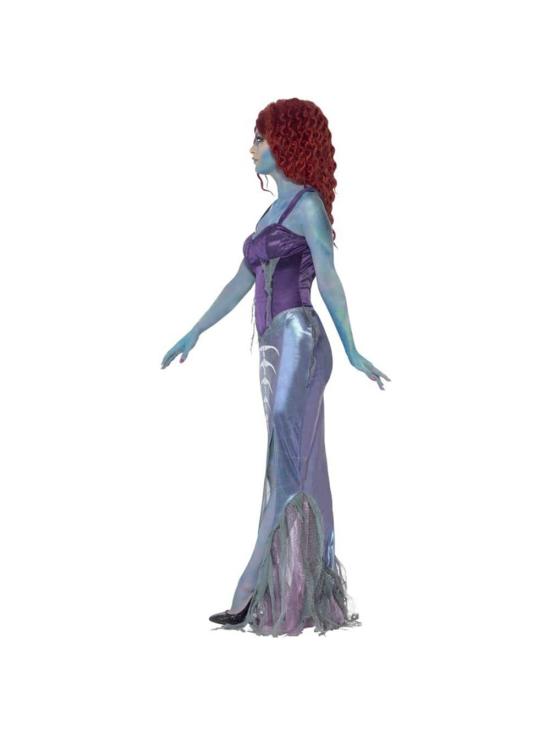 Fantasia de sereia zumbi para mulher