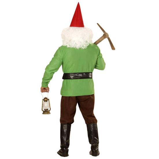 Fato de anão da floresta verde para adulto Fato de anão da floresta verde para adulto