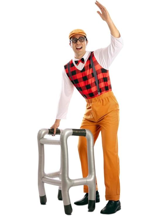 Fantasia de Vovô Rabugento para Homens Adultos
