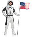 Fato de Astronauta Armagedom adulto.