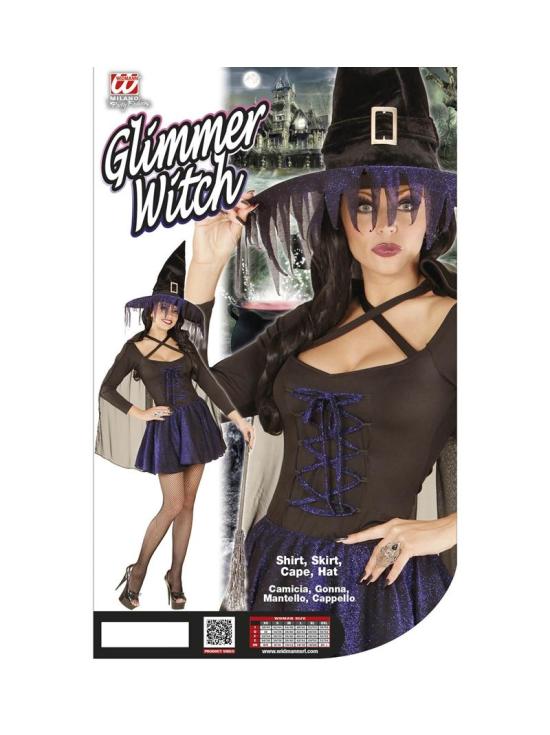Fantasia adulta de bruxa Glimmer Lilla ^