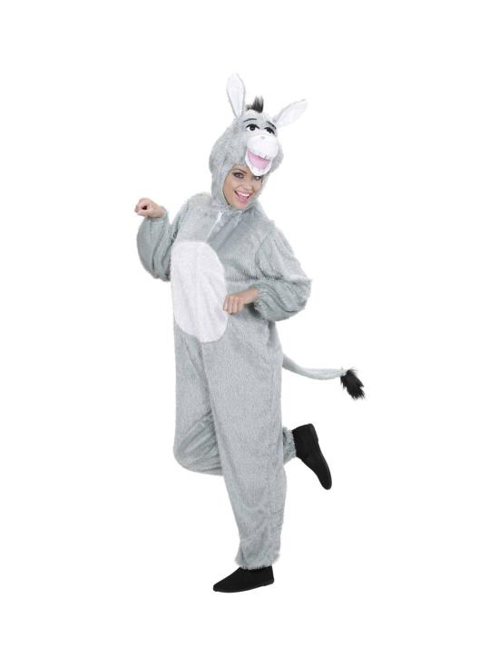 Fantasia de burro de pelúcia unissex adulto