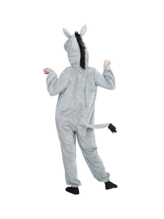 Fantasia de burro de pelúcia unissex adulto