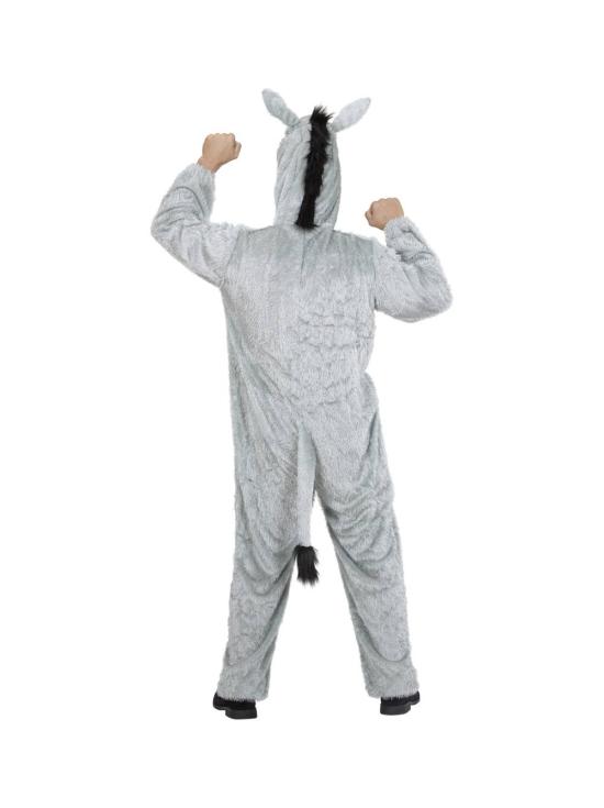 Fantasia de burro de pelúcia unissex adulto