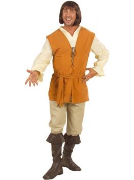 Fantasia adulta de camponês medieval de luxo.