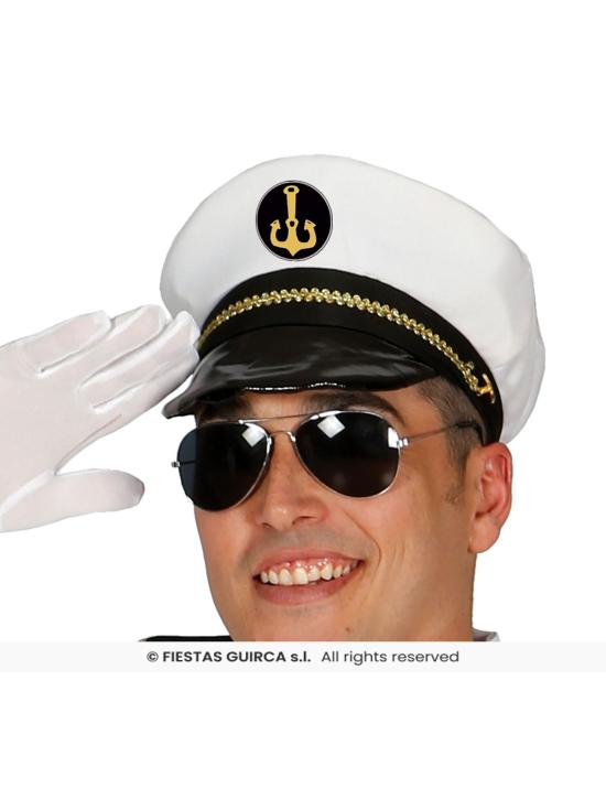 Fantasia adulta de capitão da Marinha