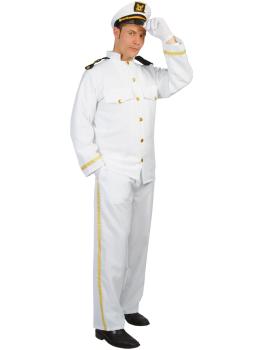 Fantasia adulta de capitão da Marinha