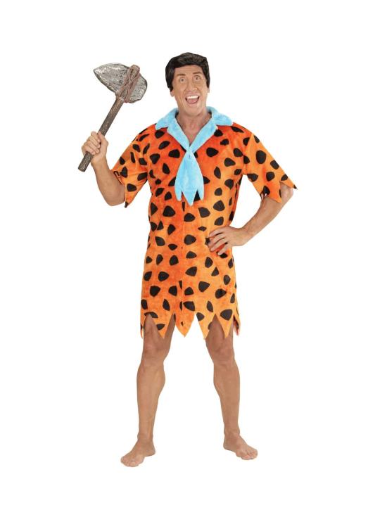 Fato de homem das cavernas Peter Flintstones tamanho adulto.