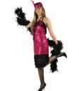 Traje Charleston para mulheres adulta