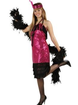 Traje Charleston para mulheres adulta